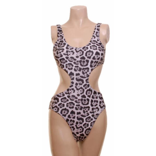 Clouded Leopard Leotard One Piece 