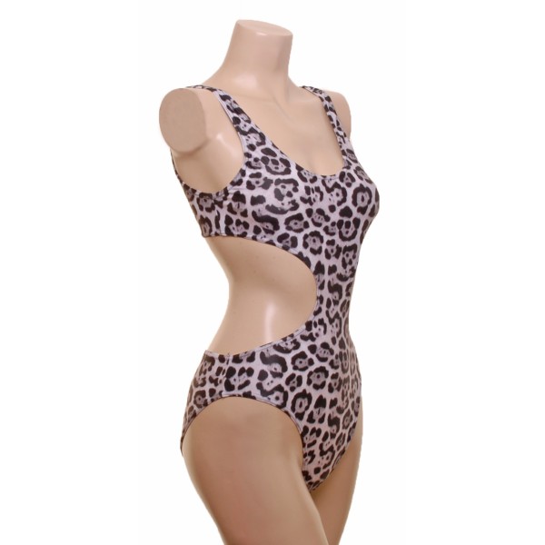 Clouded Leopard Leotard One Piece 