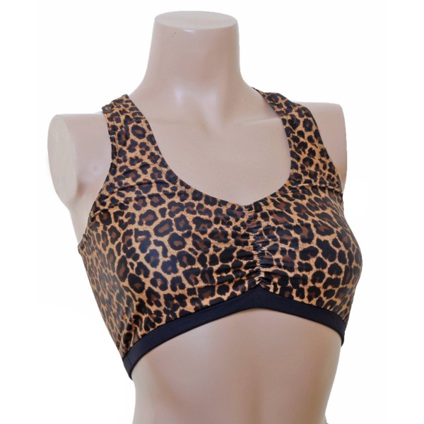 Leopard Print Crop Top