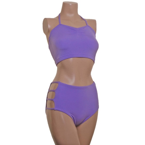 Camisole top with split nix
