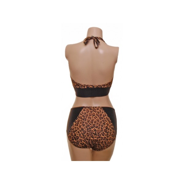 Halter Leopard Top with High Waisted Nix