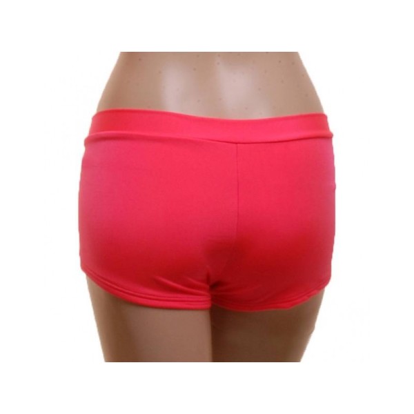 Coral Matt Lycra Pole Shorts