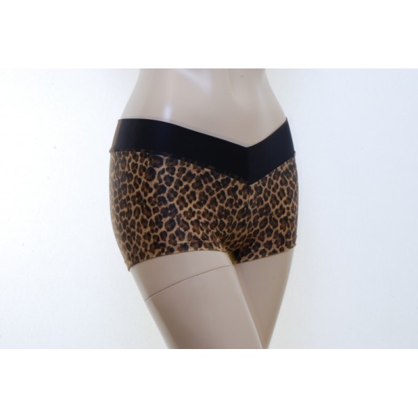 Leopard Print Pole Shorts 
