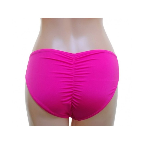 Hot Pink Ruched Pole Shorts 