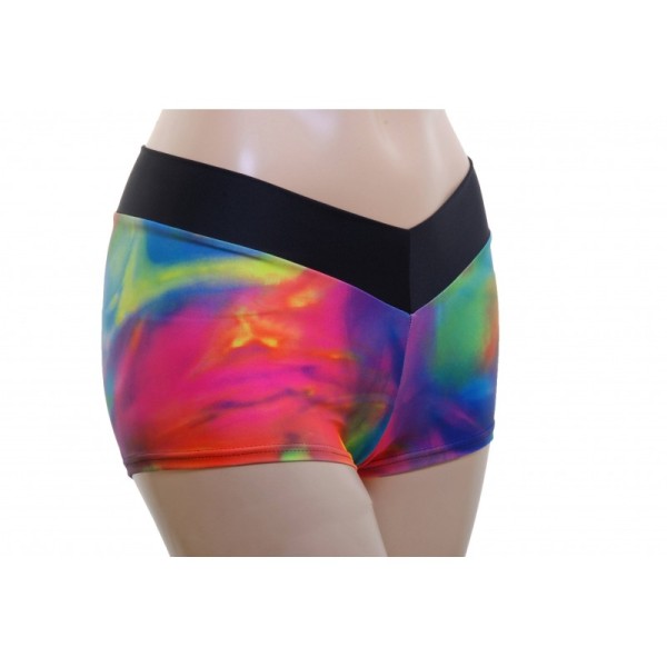 Sherbert Multi-Coloured Pole Shorts