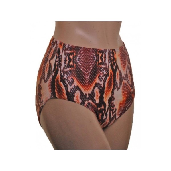 Snake Print High Waist Pole Shorts