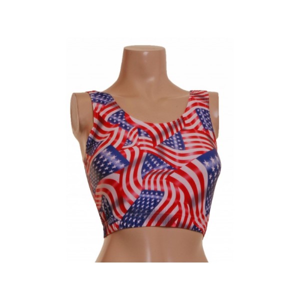 American Flag Crop Pole Top